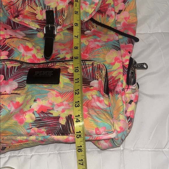 Victoria’s Secret PINK Galaxy Floral Multicolor campus Backpack - Picture 8 of 9